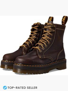 Chunky Platform Lace-Up Ankle Boots Y2K Retro Round Toe Padded Insole